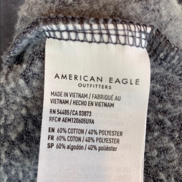 American Eagle Outfitters Ahh-mazingly Soft Hoodie Blue Stripes Sweatshirt - Picture 7 of 9